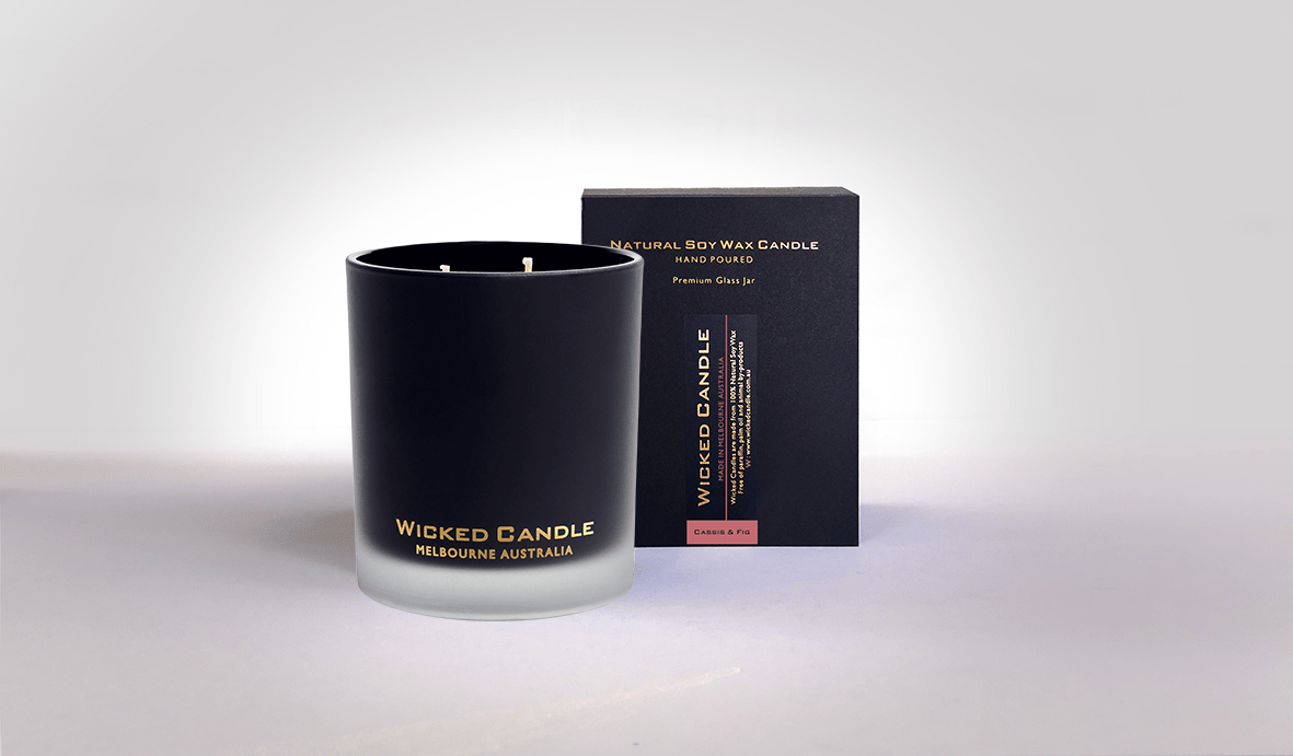 Cassis &amp; Fig Soy Wax Large Candle