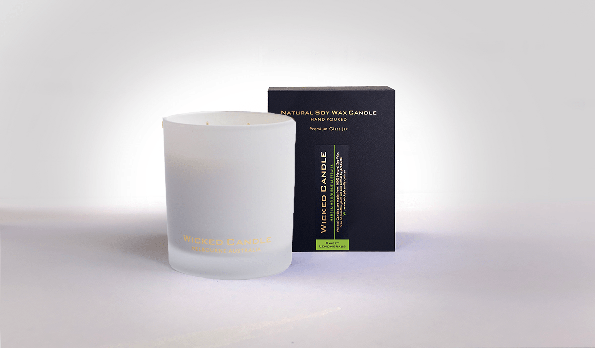 Sweet Lemongrass Soy Wax Large Candle