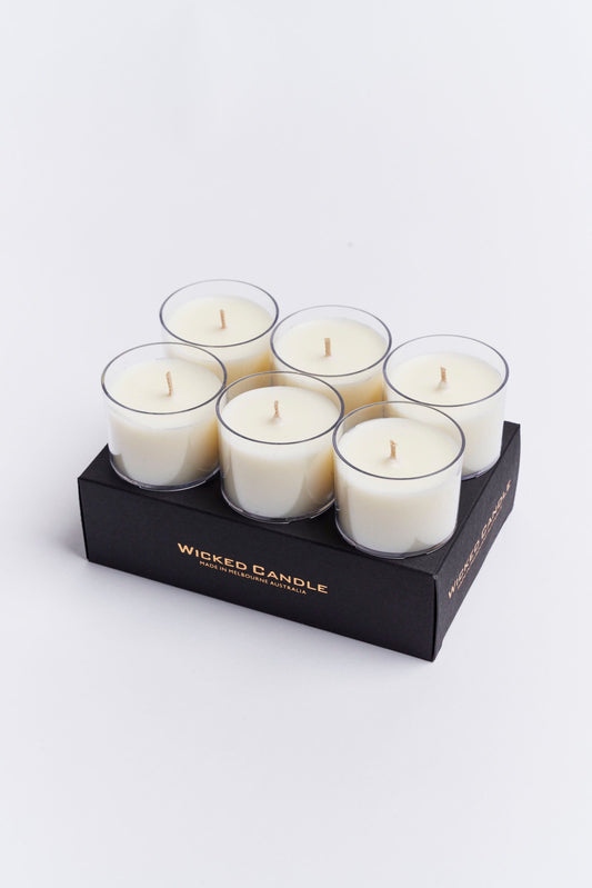 Orange & Vanilla Soy Wax Spa Light Candles