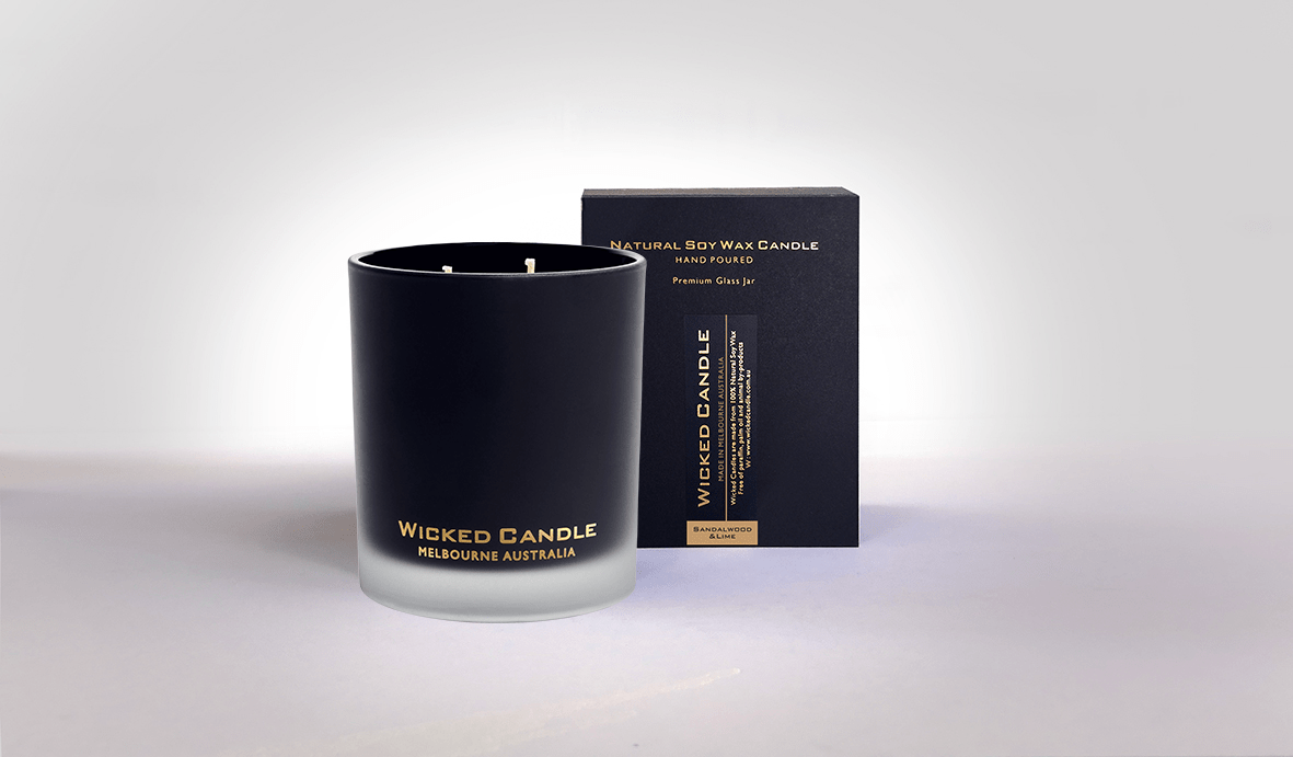 Sandalwood & Lime Soy Wax Large Jar