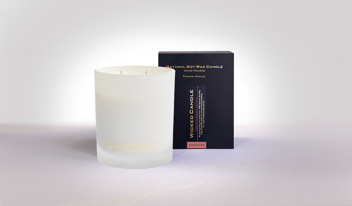 Cassis &amp; Fig Soy Wax Large Candle