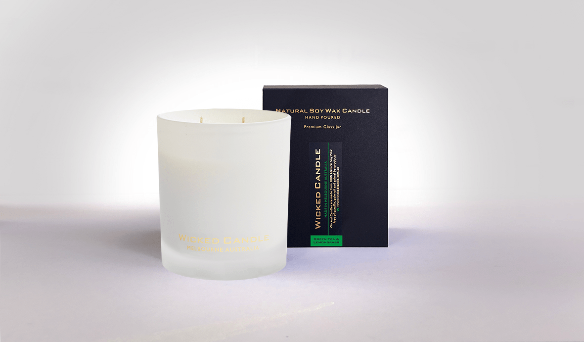 Greentea & Lemongrass Soy Wax Large Jar