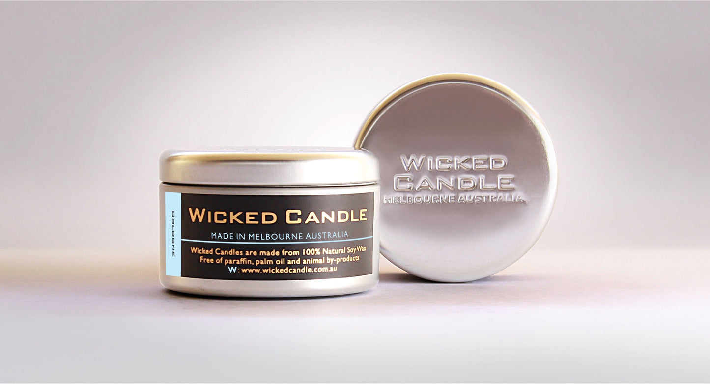 Cologne Large Soy Wax Travel Tin