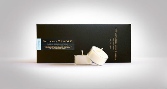 Cologne Soy Wax Tea Light Candles